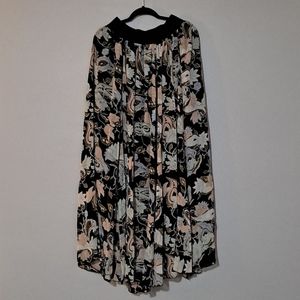 Floral Ankle Length Shirt